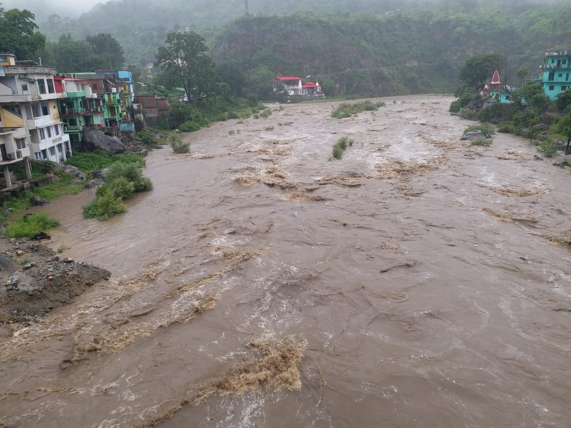 # Red alert of heavy rain in Uttarakhand