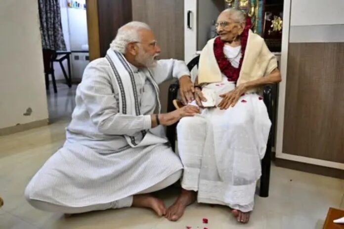 # PM Modi's mother turned 100 today